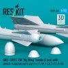 RESKIT RS72-0540 GBU-15(V)1,2/B Big Wing bombs (2 pcs) with AN/AXQ-14 data link pod (1 pcs) (3D Printed) 1/72